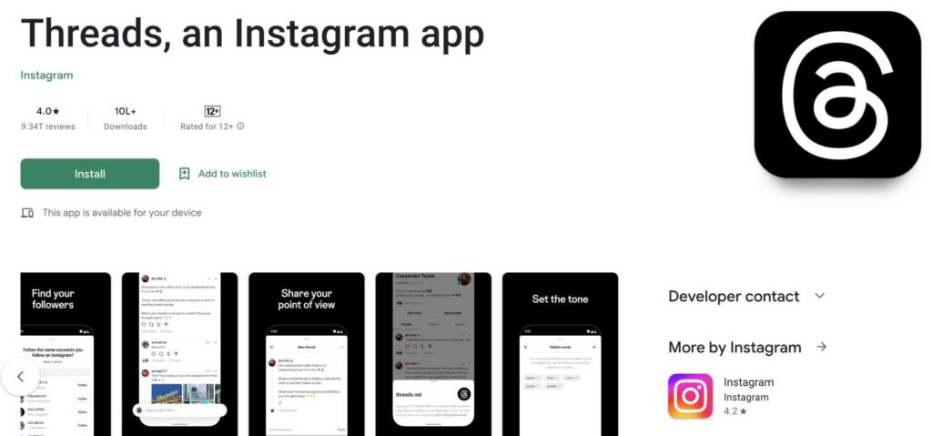 instagram threads apk