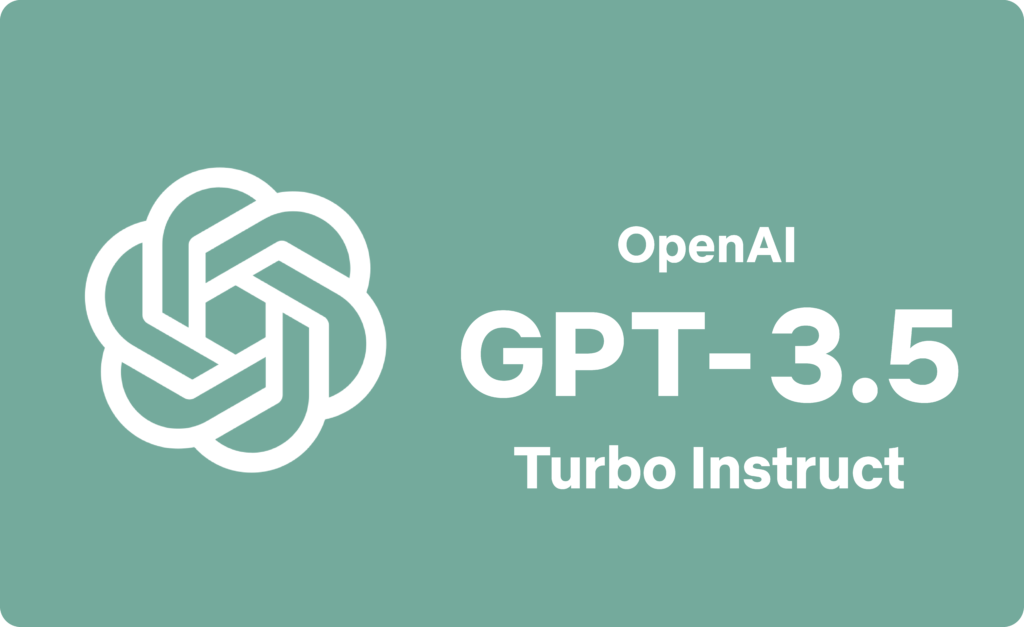 chat gpt 3.5 turbo instruct